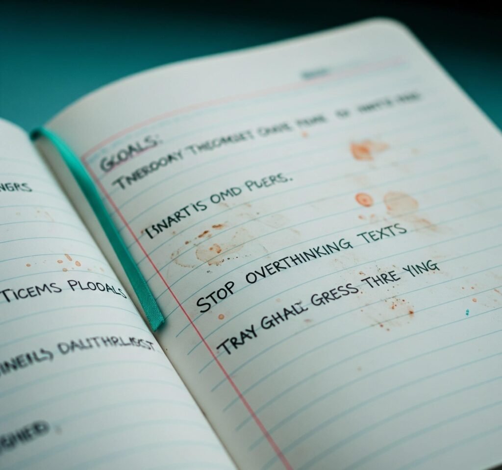 Journal Goals: Teal & Coral