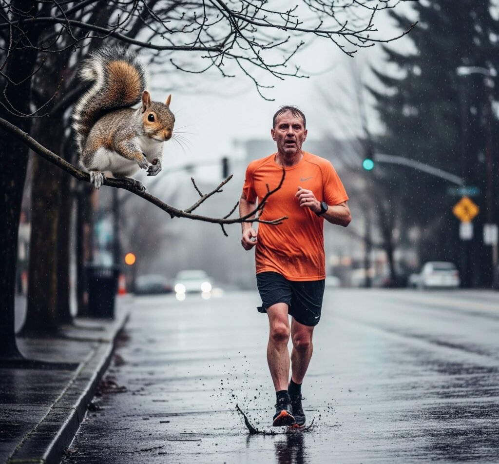 Rainy Run Resilience: Seattle Street Workout