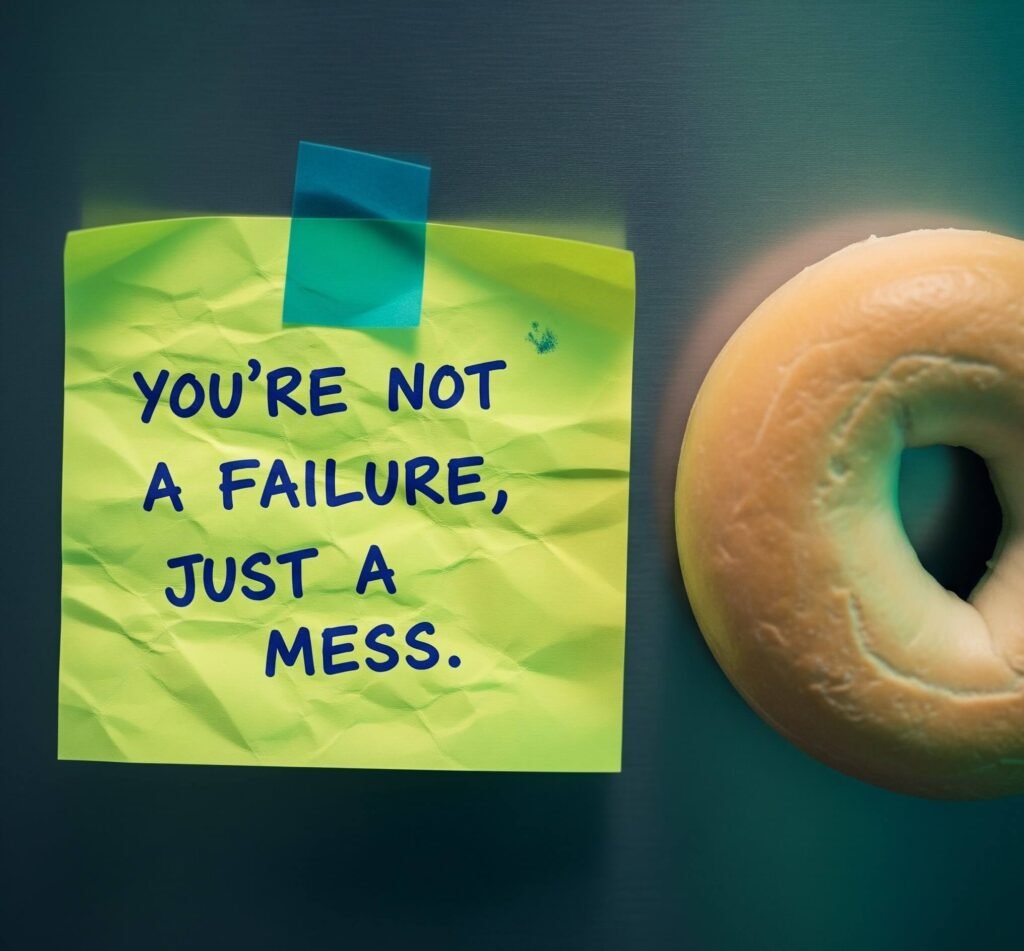 Crumpled Sticky Note: Fridge Resilience