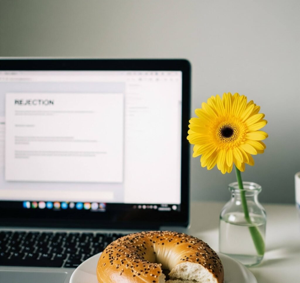 Rejection & Resilience: Desk Scene with a Determined Daisy