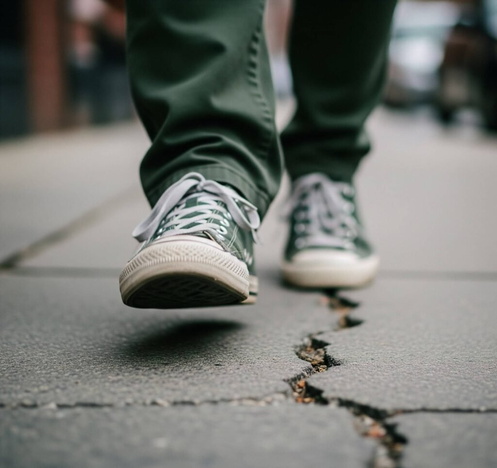 Boston Strides: Worn Sneakers, Quiet Hope