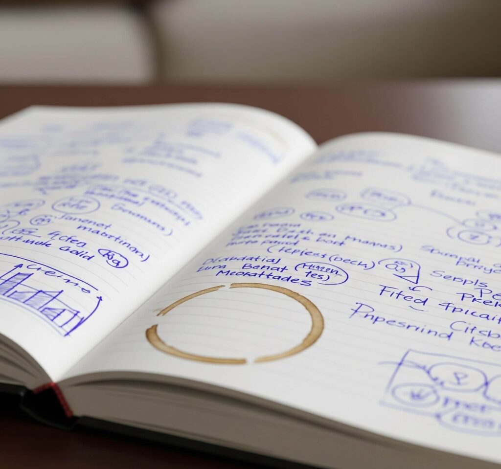 Messy Notebook, Real Progress: Your Journey in Action