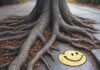 Developing Resilience: How to Stay Strong When Life Gets Tough Resilient oak roots crack sidewalk, smiley shines.